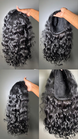 Raw Indian Curly Flip Over Unit[READY TO SHIP]