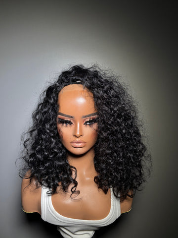 Raw Indian Curly Flip Over Unit[READY TO SHIP]