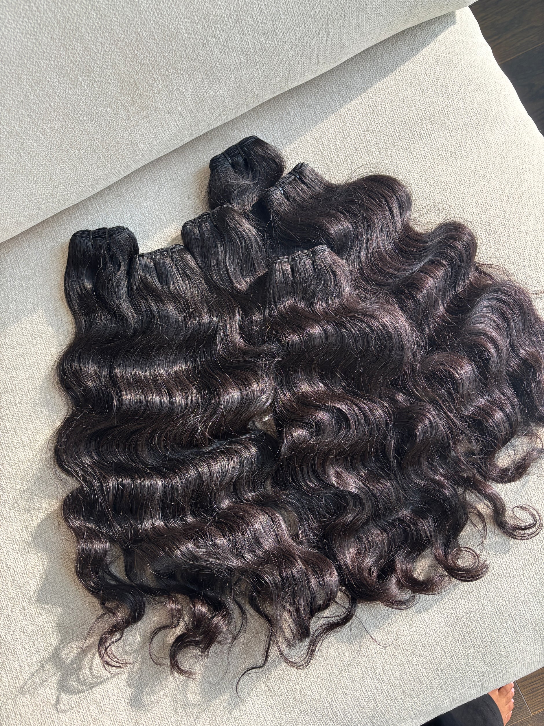 Indian Hair Bundles Raw Indian Hair - Deep Wavy Bundles – Dhwarak Indian Hair main image 3