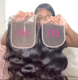 *Transparent Lace ONLY*  Closures & Frontals